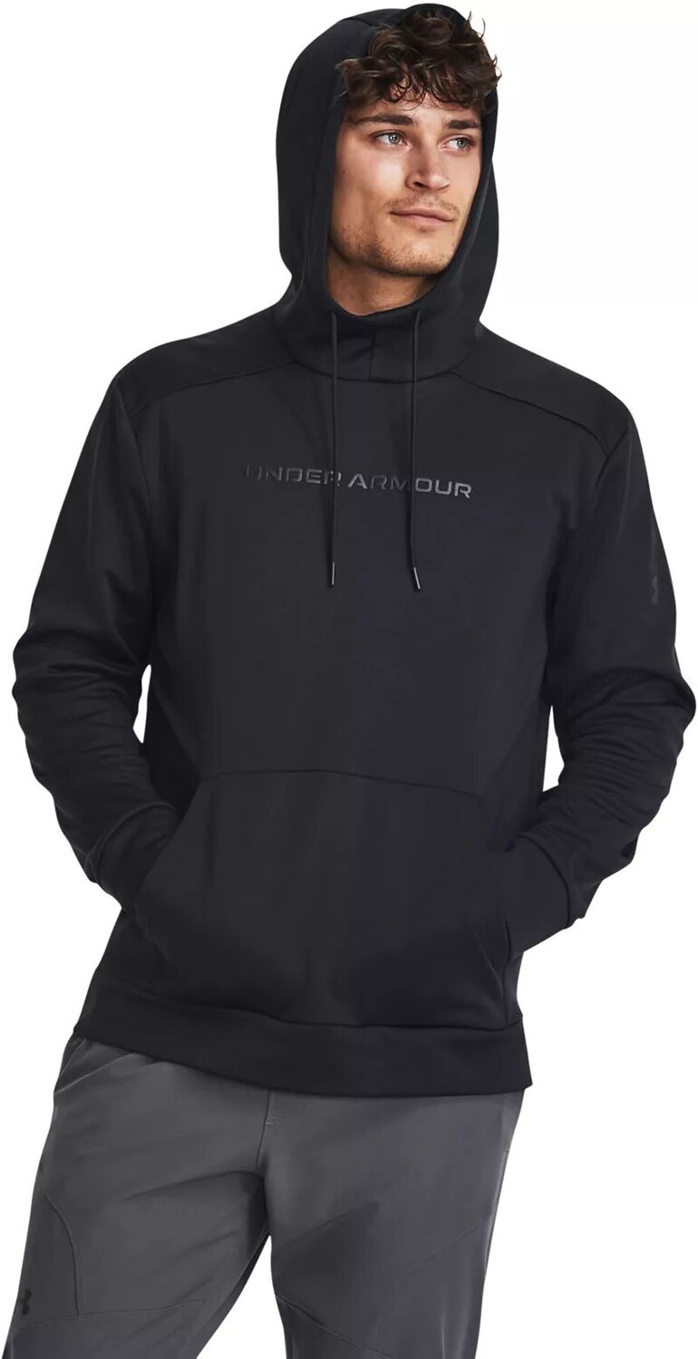 

Мужская флисовая толстовка с рисунком Under Armour Armor, черный