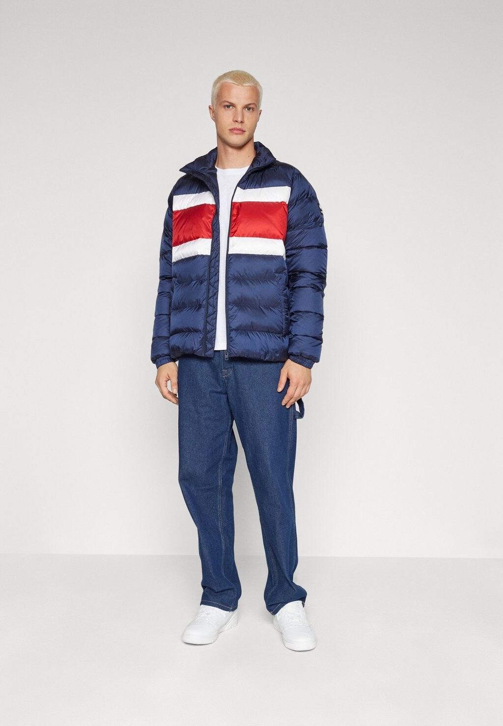 

Куртка Tommy Jeans BLOCK STRIPE, тёмно-синий