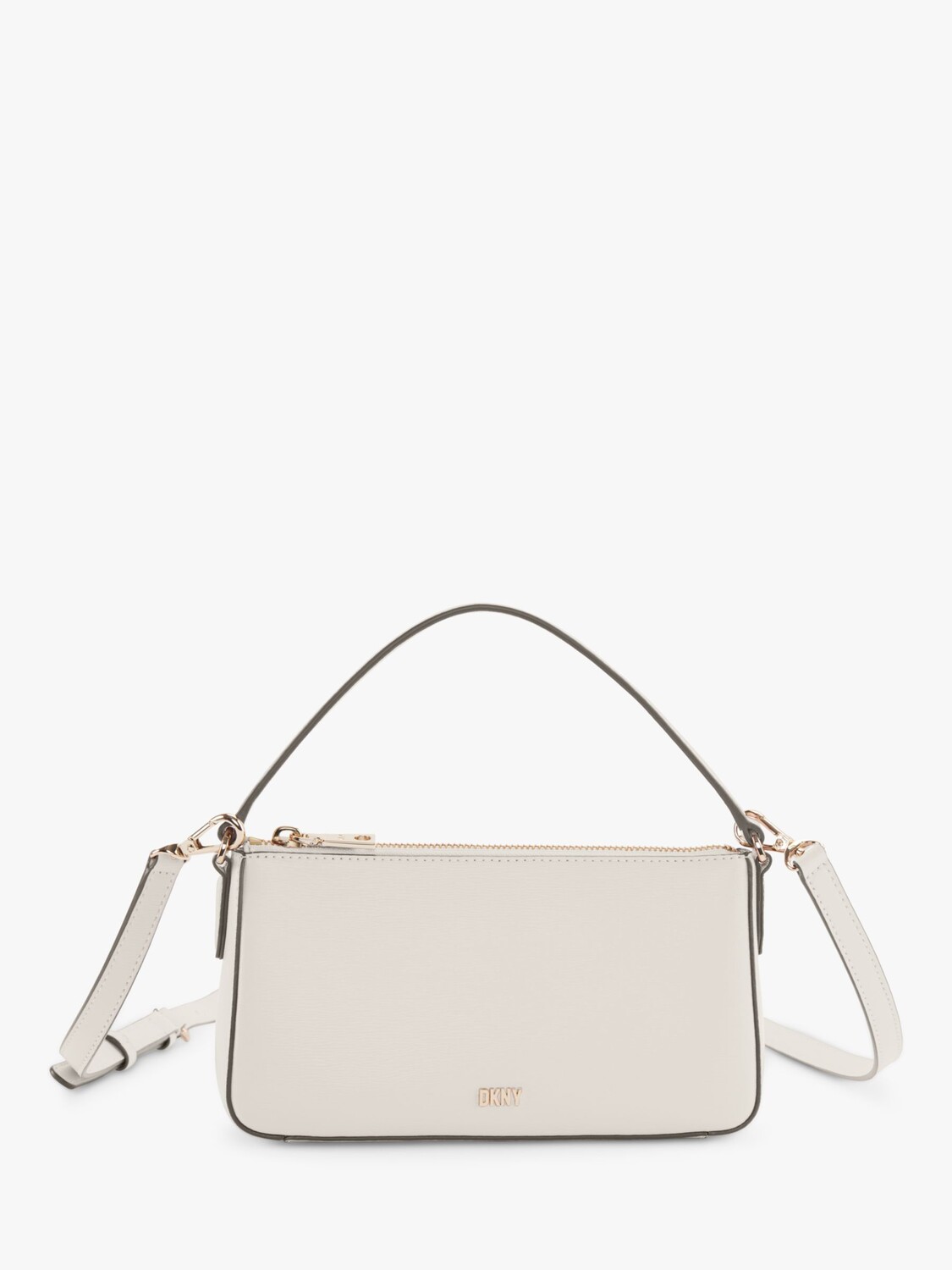 

Кожаная сумка через плечо Bryant DKNY, галька