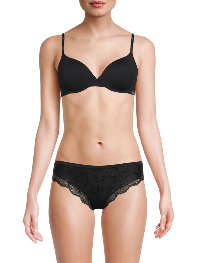 

Лифтинг-бюстгальтер из микрофибры Dkny, черный