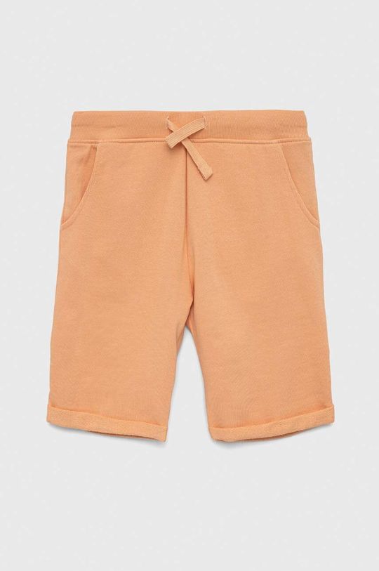 Детские хлопковые шорты Guess, оранжевый детские хлопковые шорты guess фиолетовый