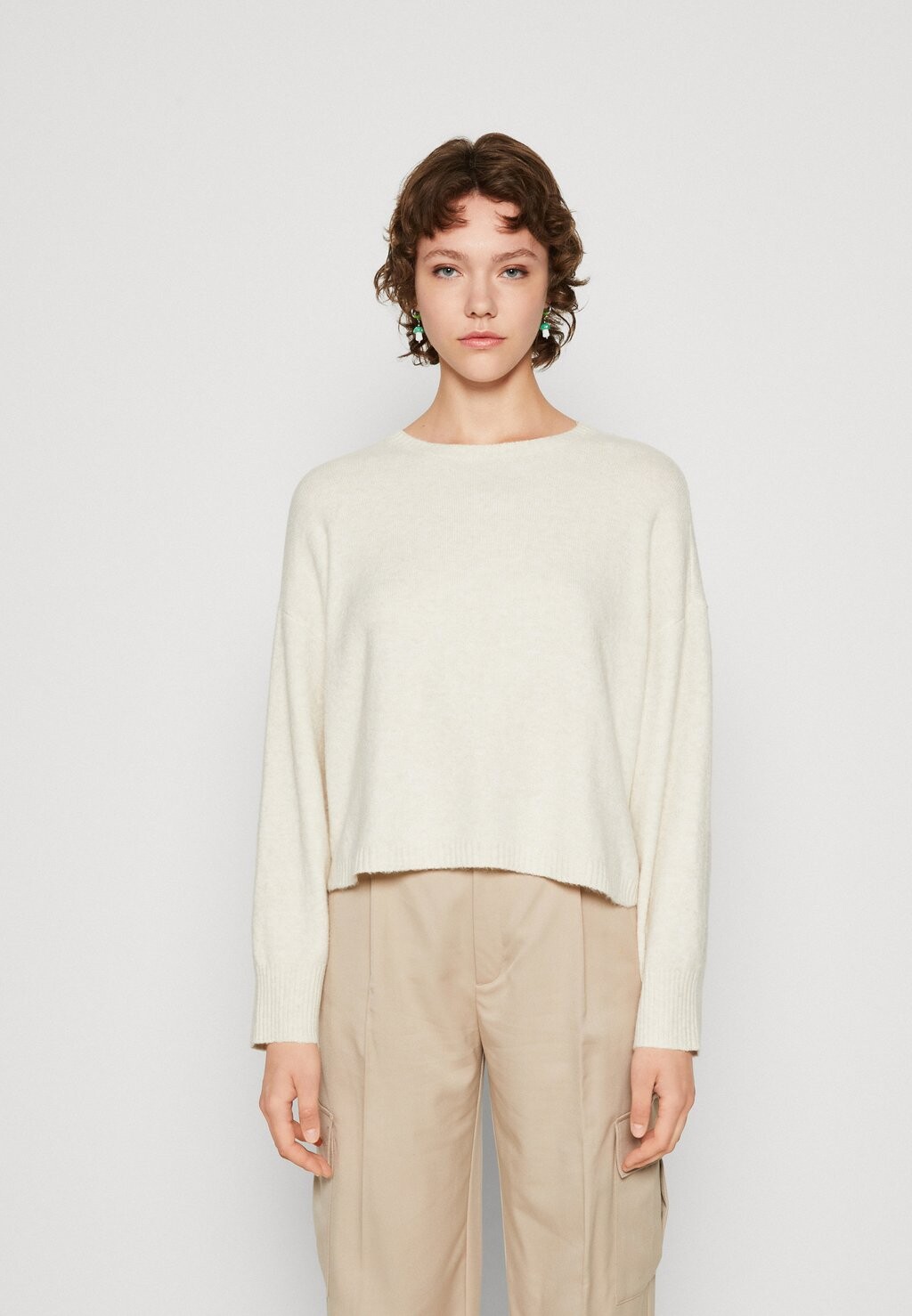 

Свитшот Vero Moda VMDOFWOOL BOXY, берёзовый меланж