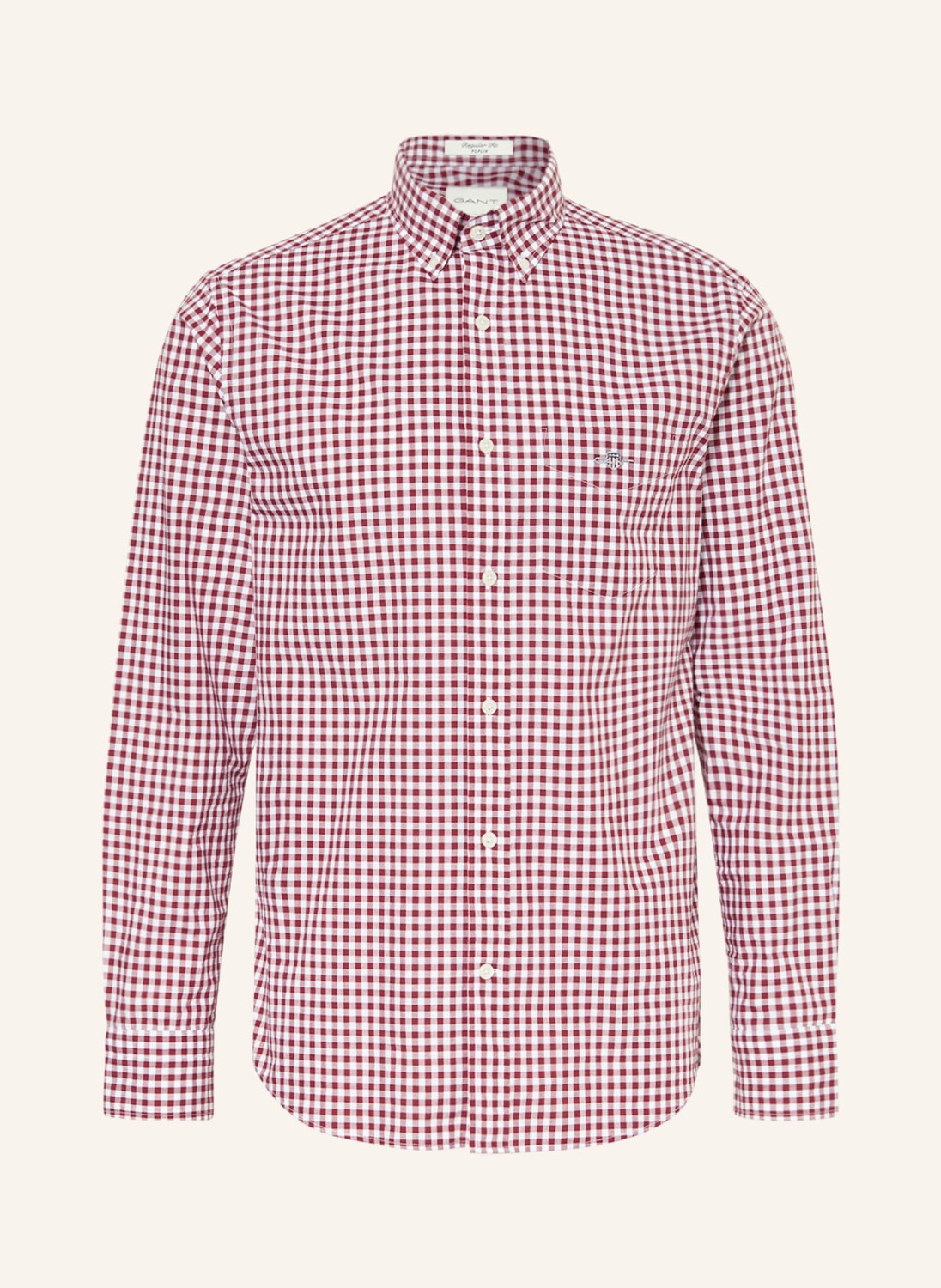 

Рубашка GANT Regular Fit, темно-красный