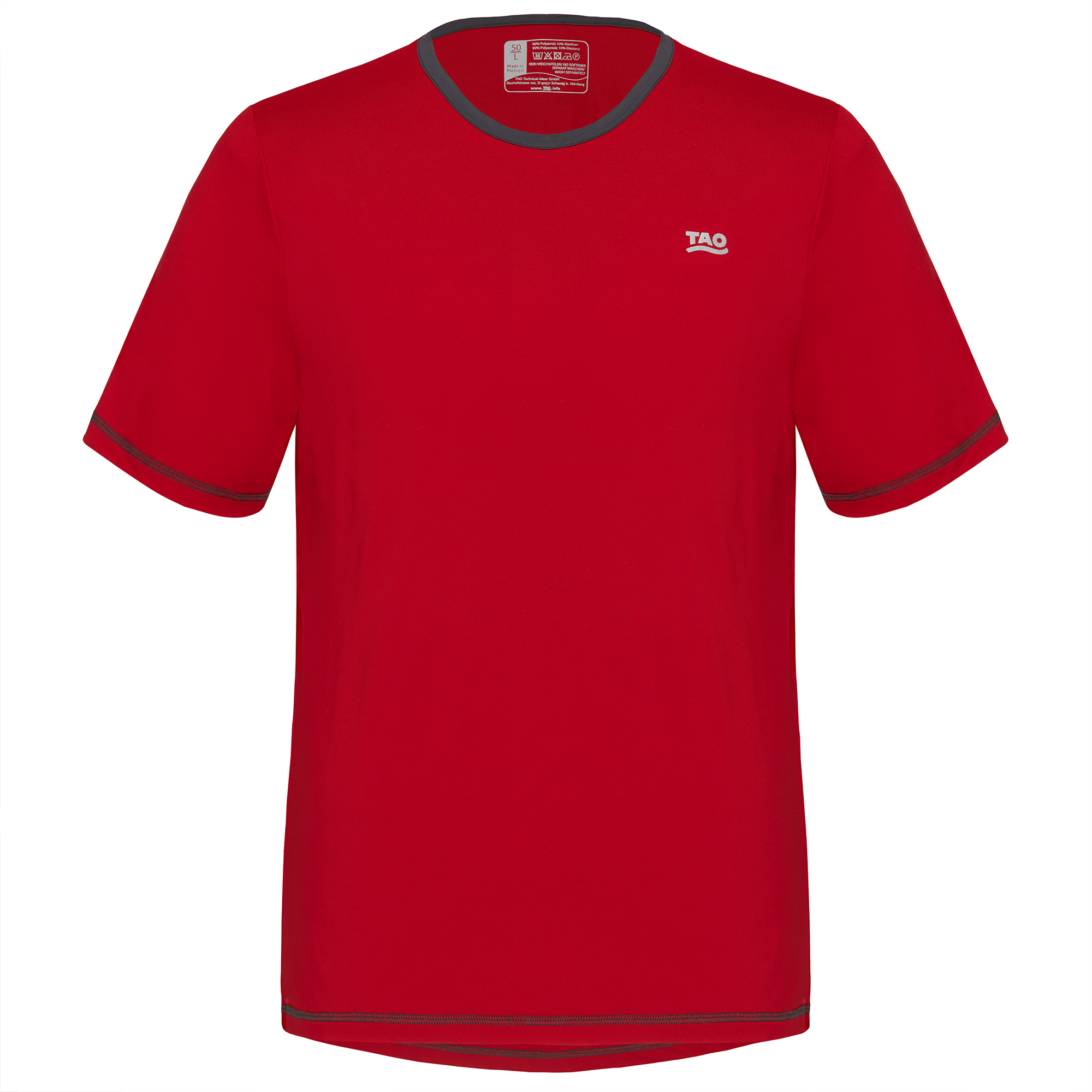 Рубашка TAO Laufshirt AMNO, красный
