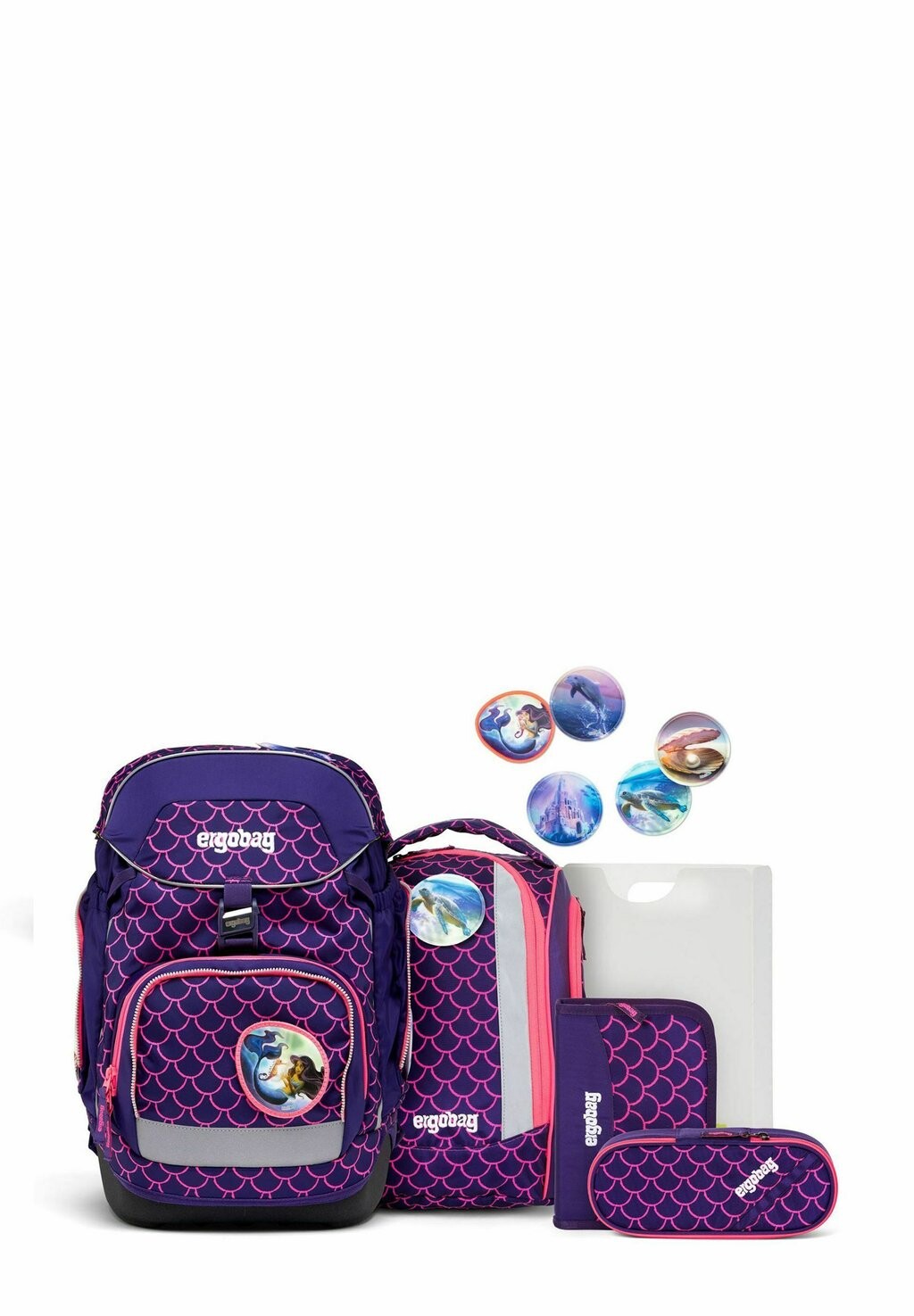 

Набор рюкзаков Lumi-Edition Ergobag, цвет perlentauchbär