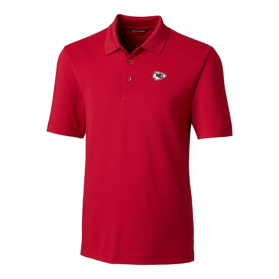 

Поло с коротким рукавом Cutter & Buck Kansas City Chiefs, кардинал