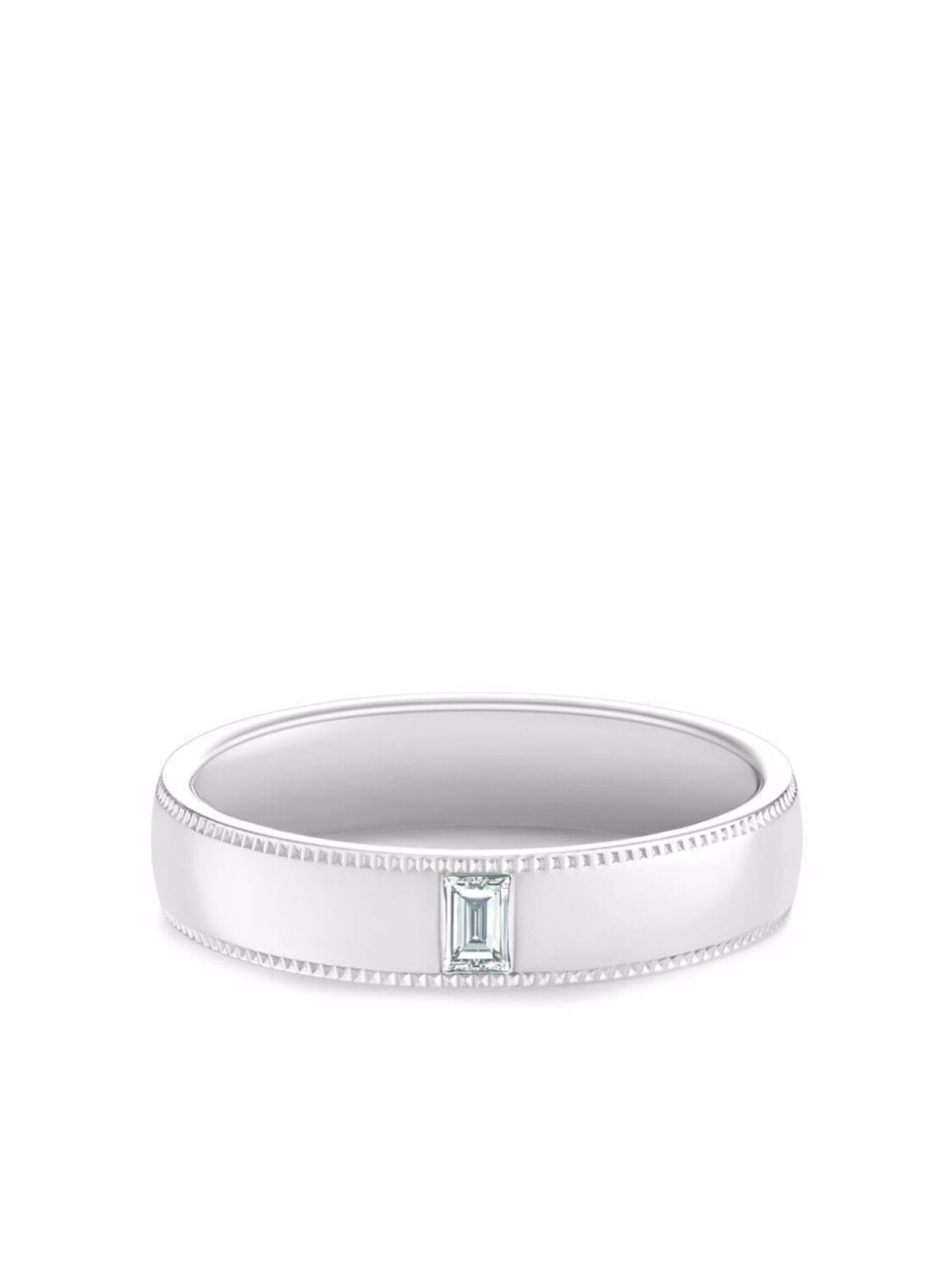 

Кольцо DB Classic Wide Court Poinçon с бриллиантом De Beers Jewellers, серебряный