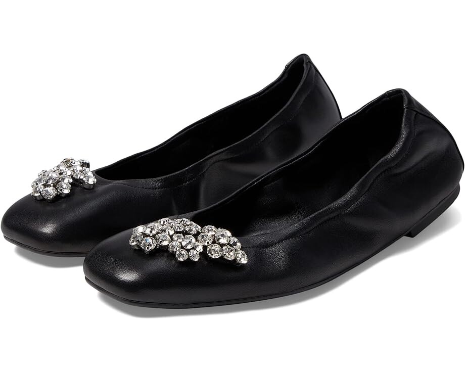 

Балетки Stuart Weitzman Crystal Fleur Ballet Flat, черный
