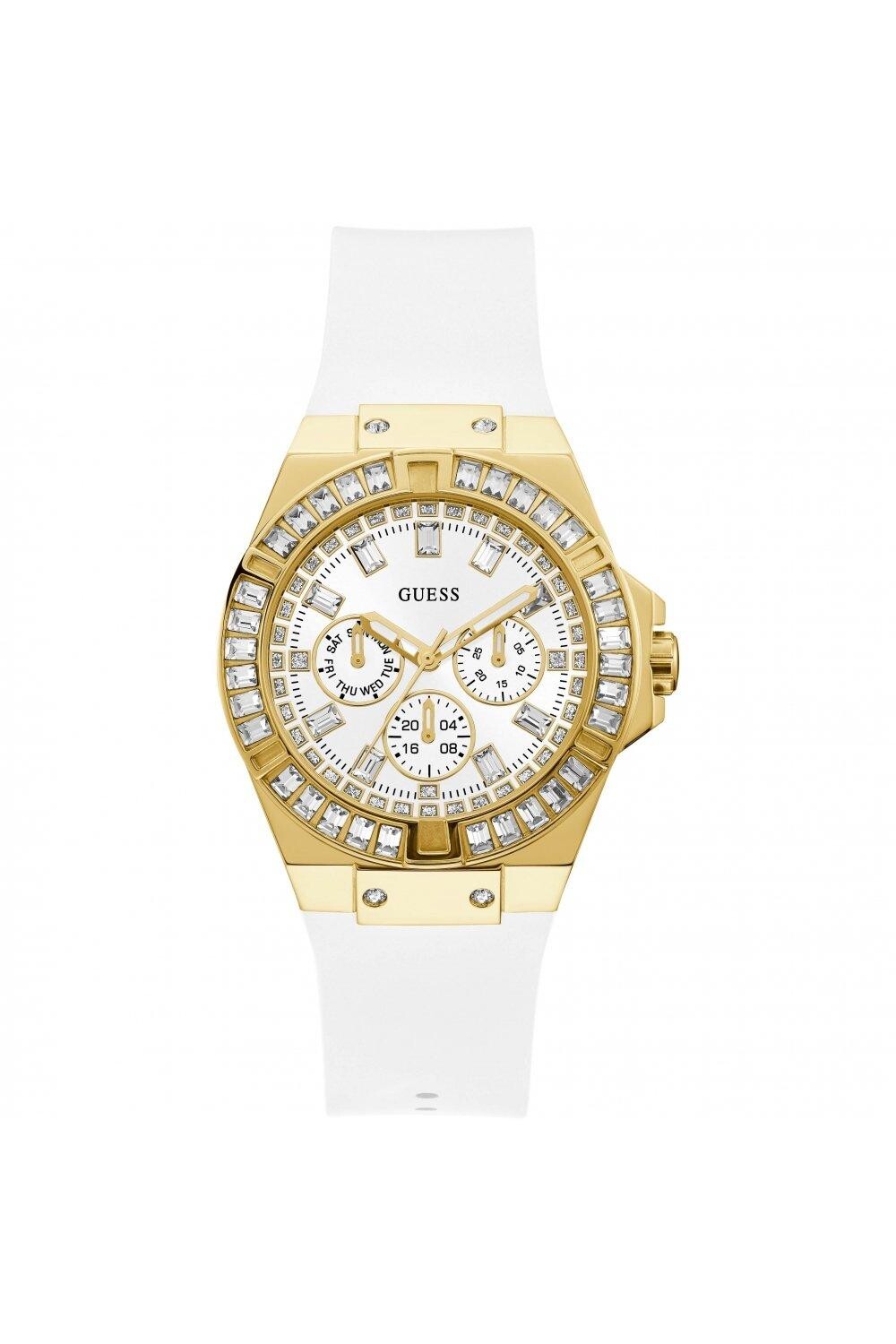

Модные аналоговые кварцевые часы Venus из нержавеющей стали - Gw0118L5 Guess, золото
