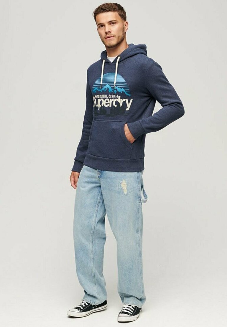 

Толстовка с капюшоном Superdry, Серый