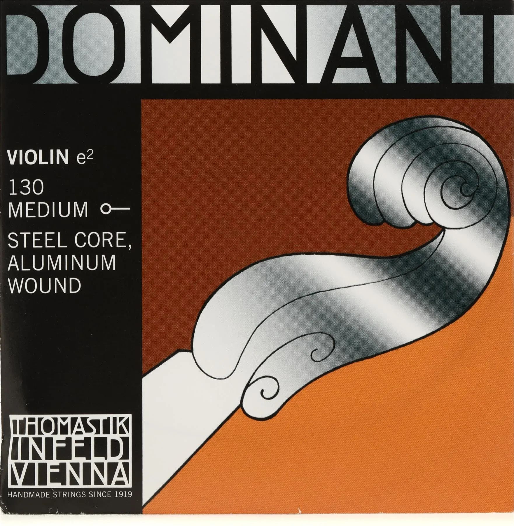 

Thomastik-Infeld 130 Dominant Violin E Струна - размер 4/4 с алюминиевой обмоткой и шаровым наконечником