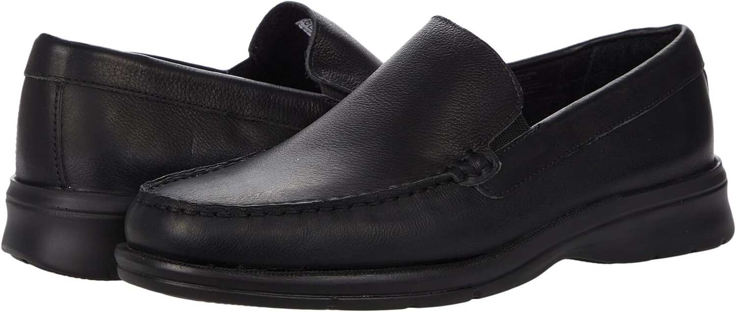 

Лоферы Palmer Venetian Rockport, цвет Black Tumbled