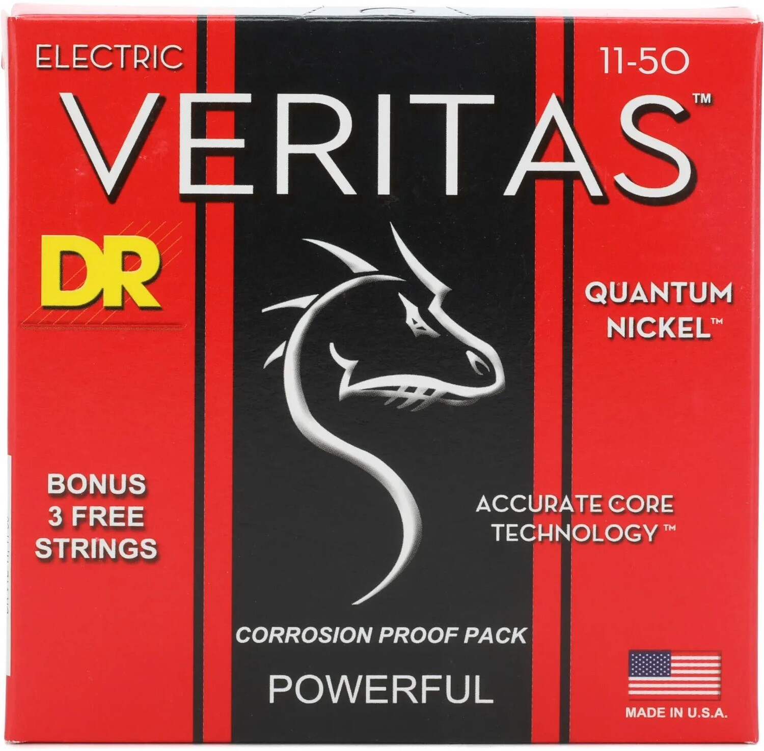 

Струны для электрогитары DR Strings VTE-11 Veritas — .011-.050 тяжелые