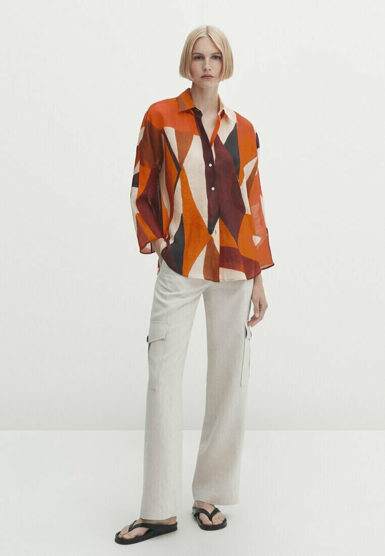 

Блуза на пуговицах Massimo Dutti