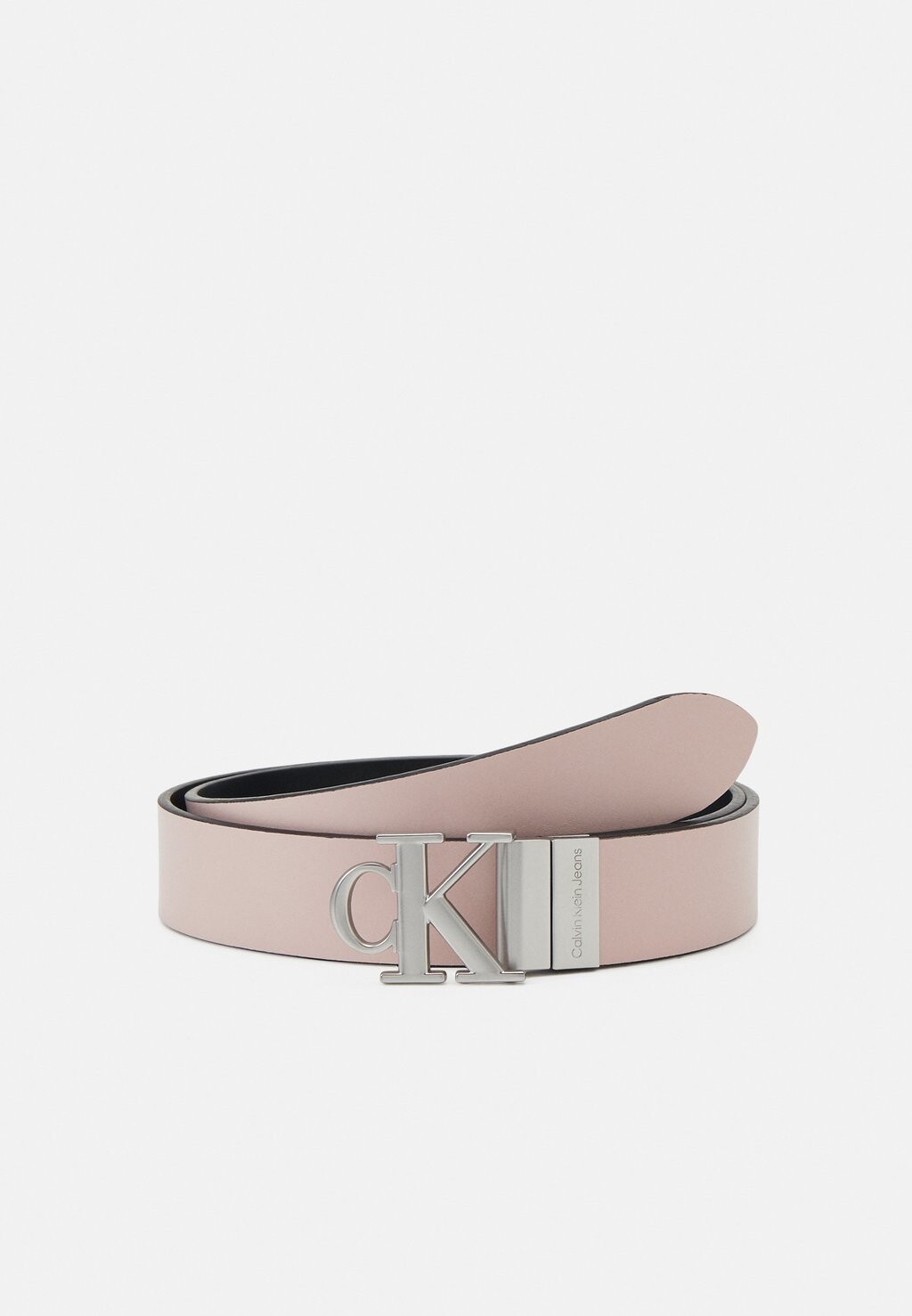 

Ремень Round Mono Belt Calvin Klein Jeans, цвет black/pale conch
