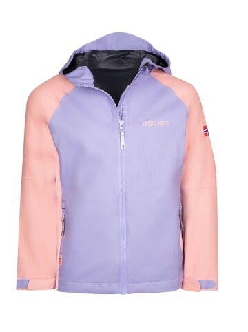 

Дождевик Trollkids Mädchen Haugesund, цвет Lavender/Aprikose