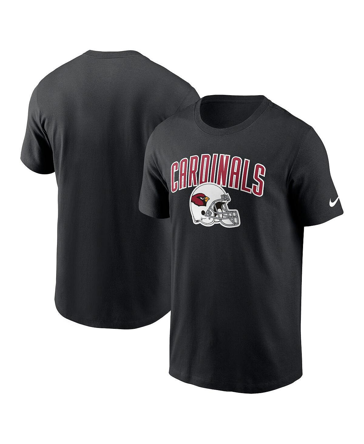 Мужская черная спортивная футболка Arizona Cardinals Team Nike