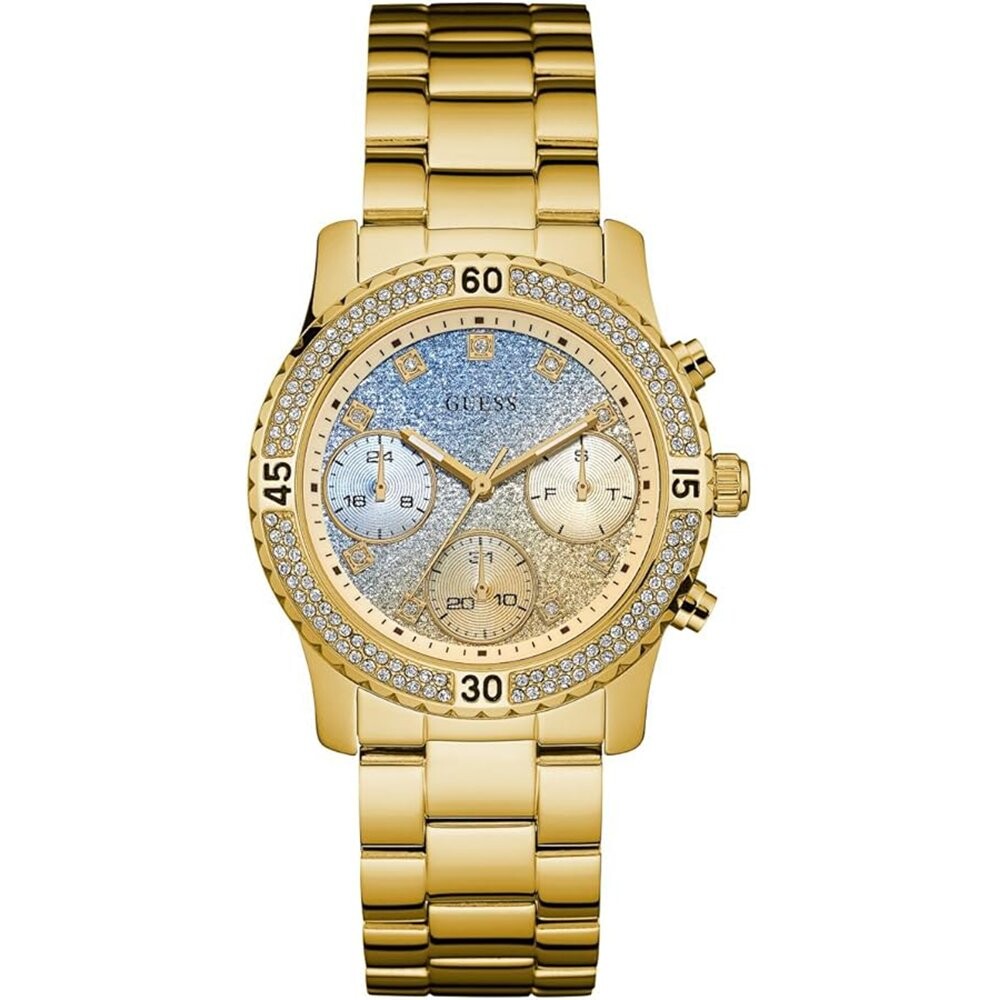 

W0774L2 аналоговые часы из кварцевой стали Guess, золото