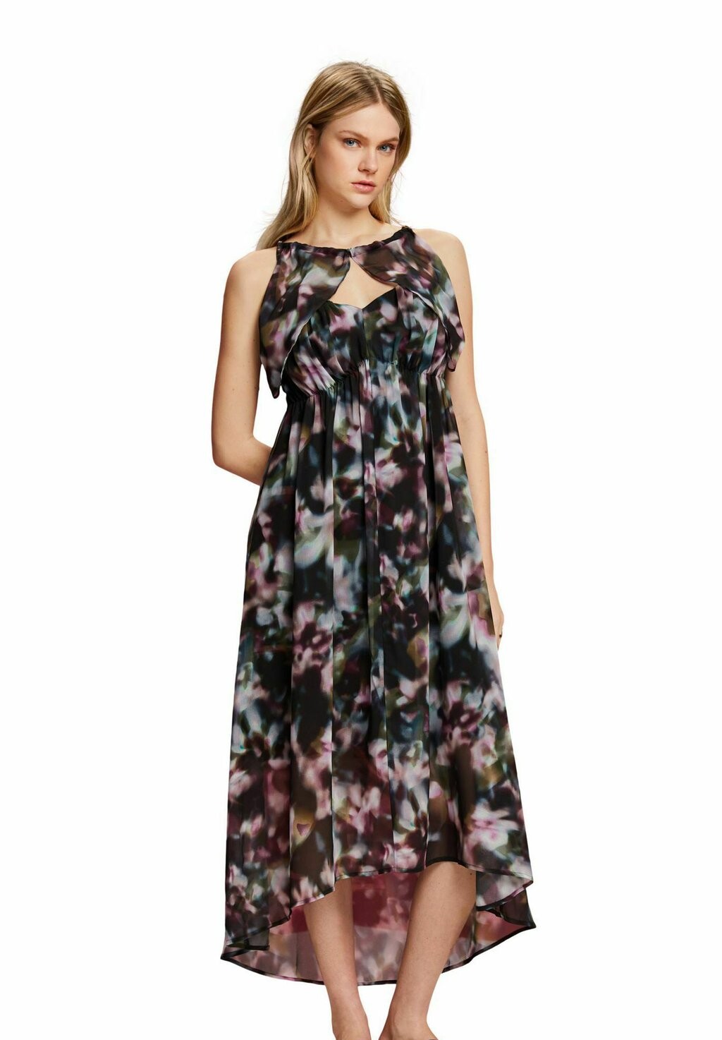 

Длинное платье Esprit, черный