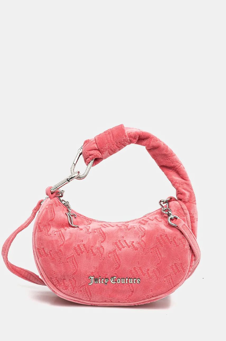 

Бархатная сумка Juicy Couture Blossom, розовый