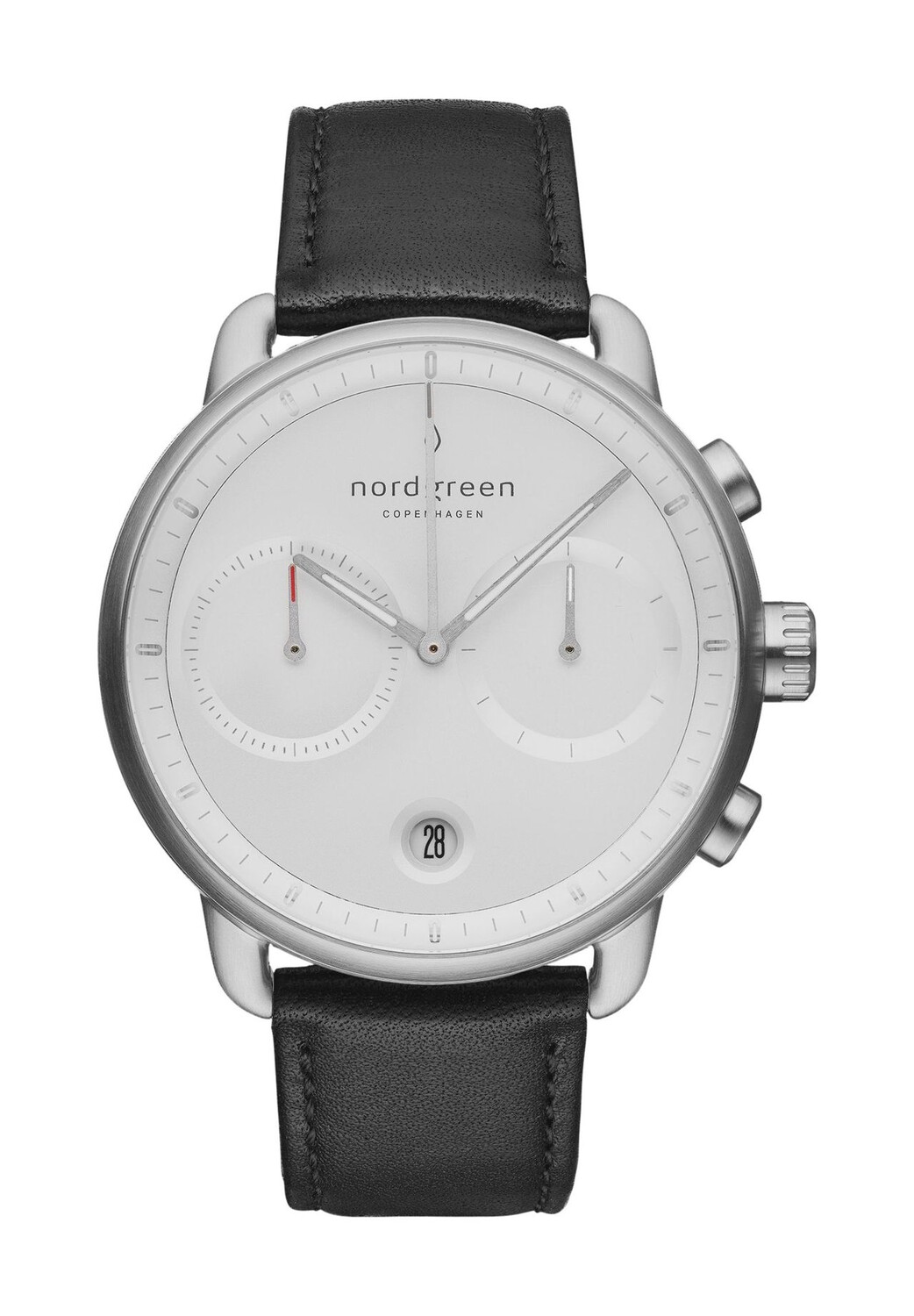 

Мужской хронограф PI42SILEBLXX Nordgreen, цвет Silber Schwarz