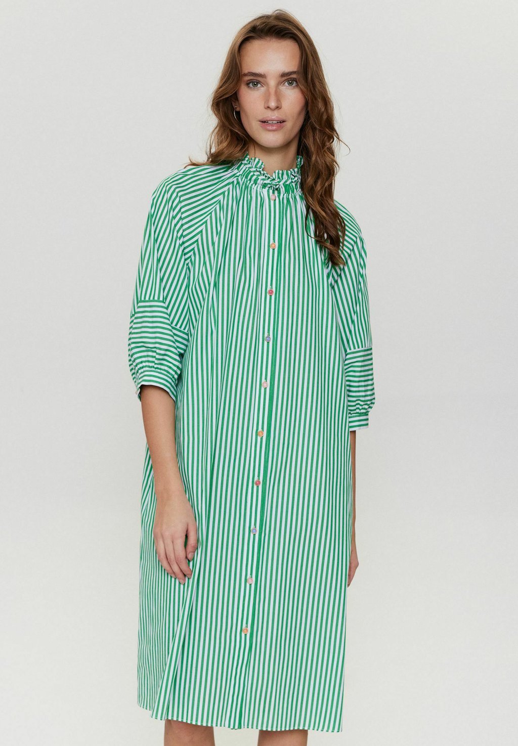 Платье-блузка NUERICA Nümph, цвет green spruce