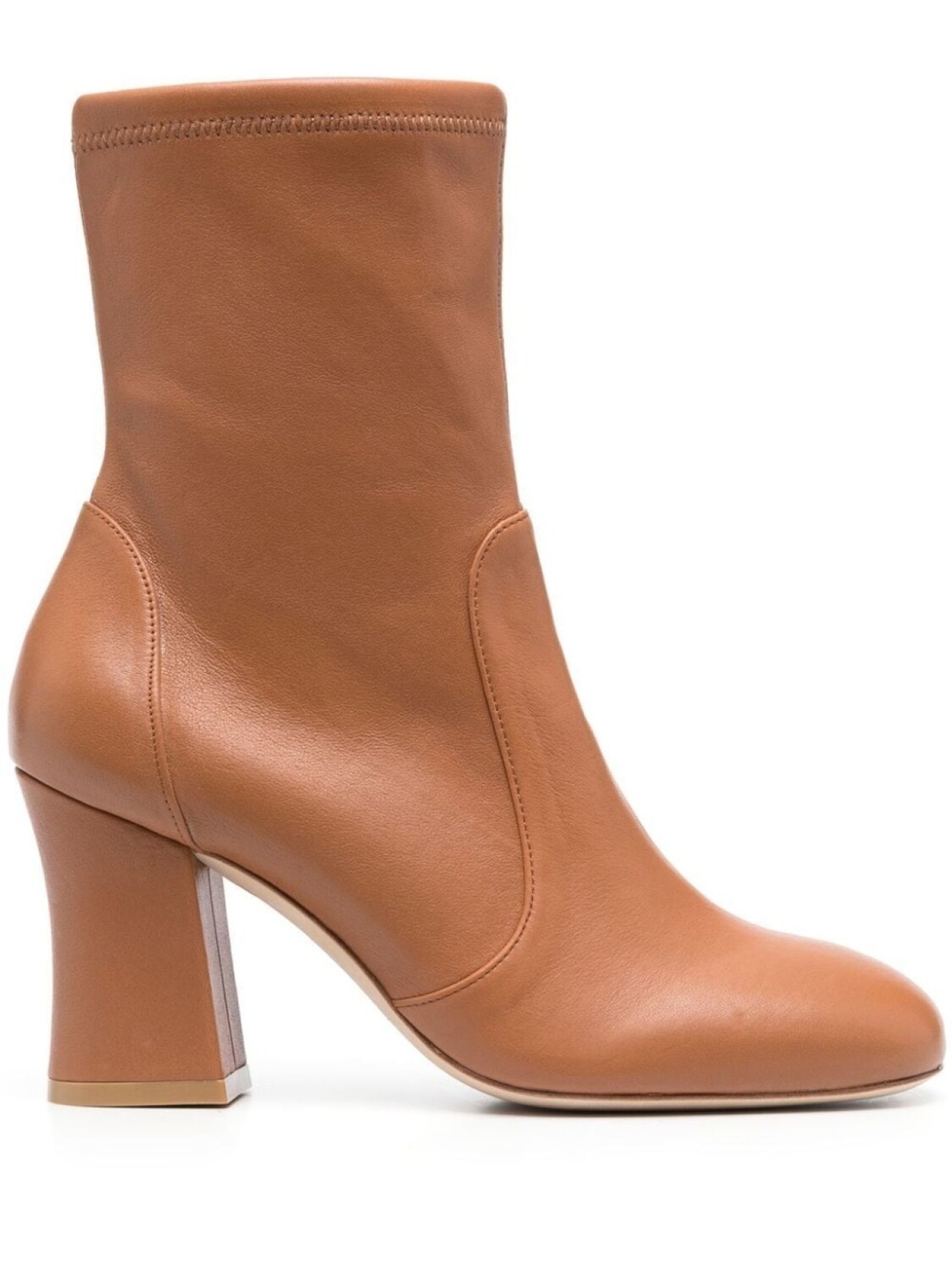 

Stuart Weitzman ботильоны на каблуке, коричневый