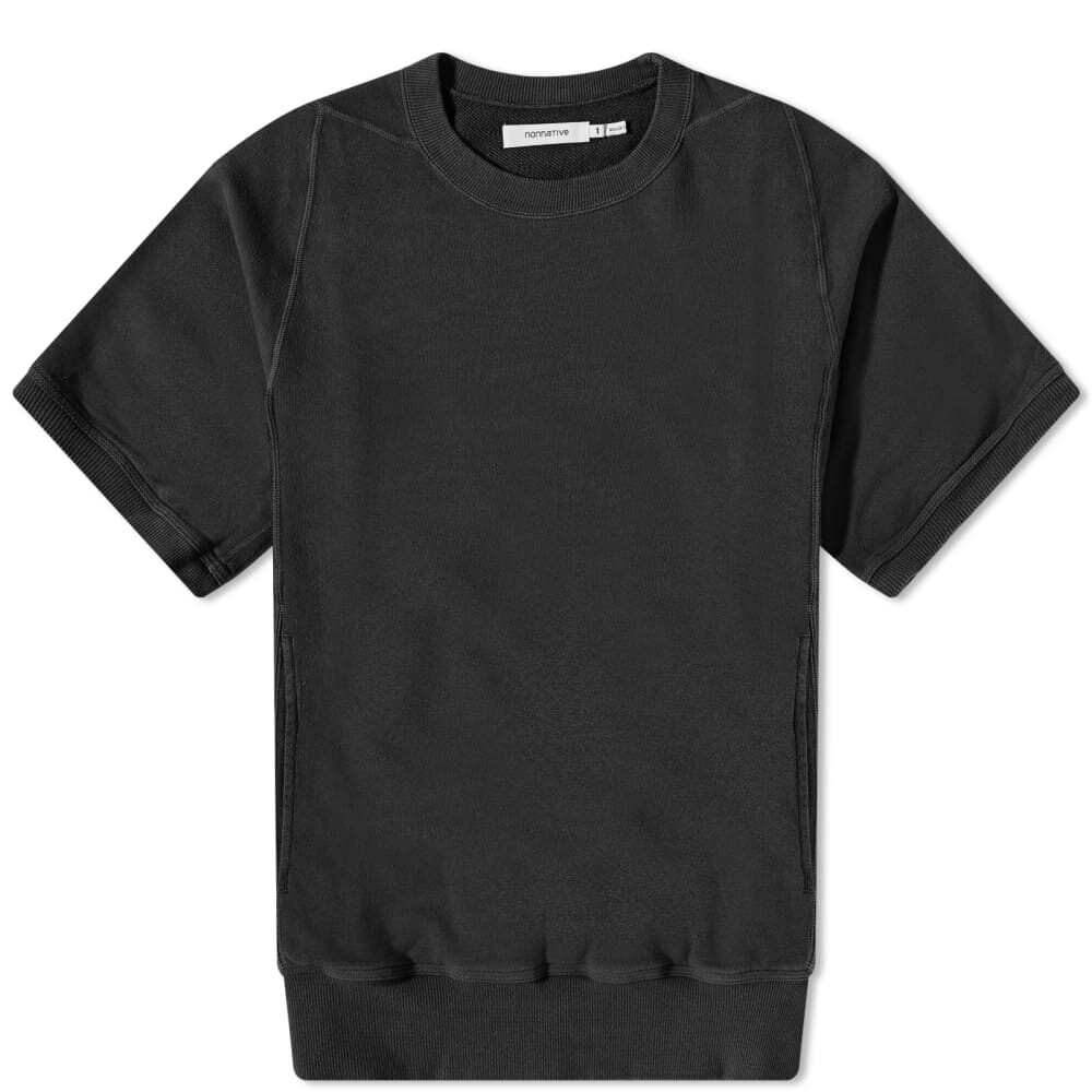 

Свитшот с короткими рукавами Nonnative Dweller Overdyed, черный