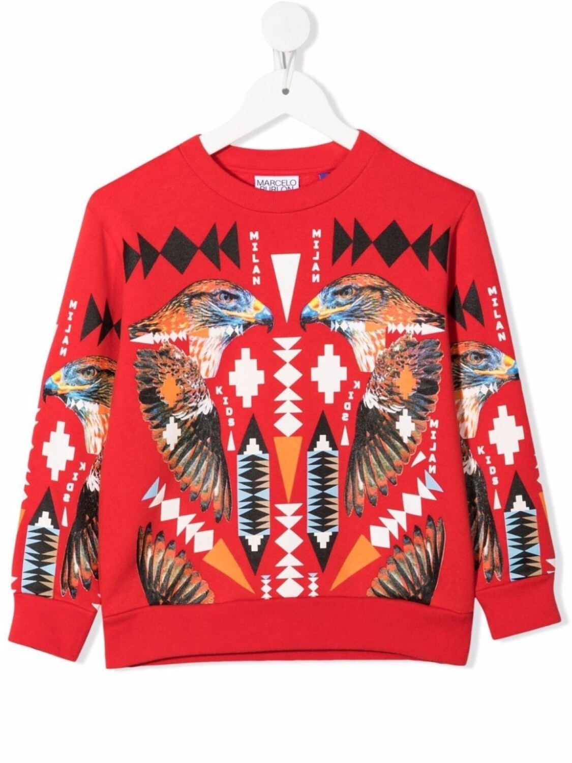 

Marcelo Burlon County Of Milan толстовка с принтом, красный