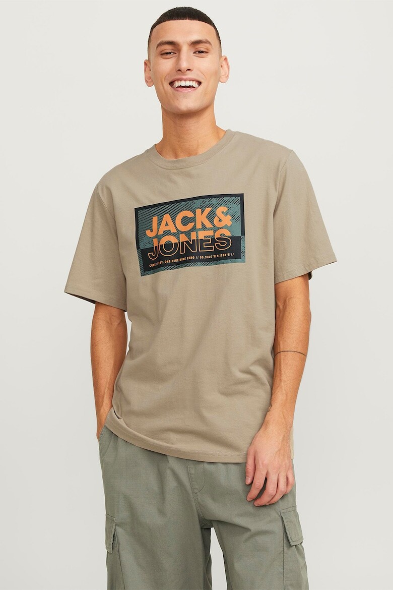 

Футболки с логотипом, 3 шт Jack & Jones, коричневый