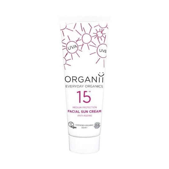 

Солнцезащитный крем, SPF 15, 50 мл Organii, Everyday Organics