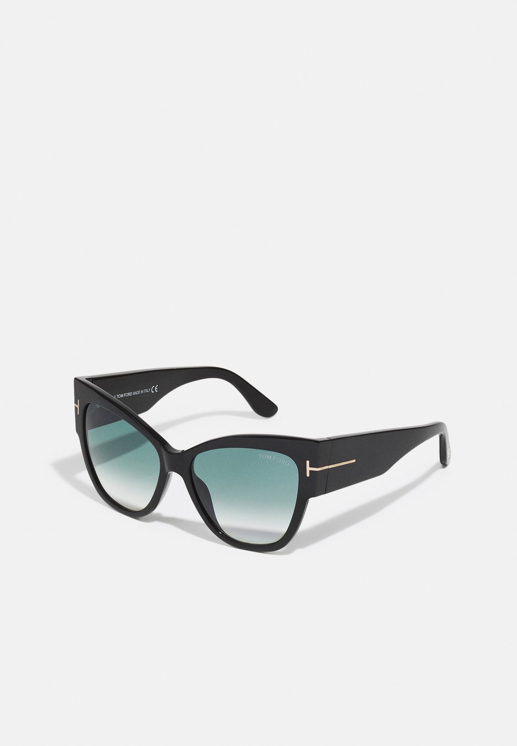 цена Солнцезащитные очки Tom Ford, блестящий черный/градиентный дымчатый