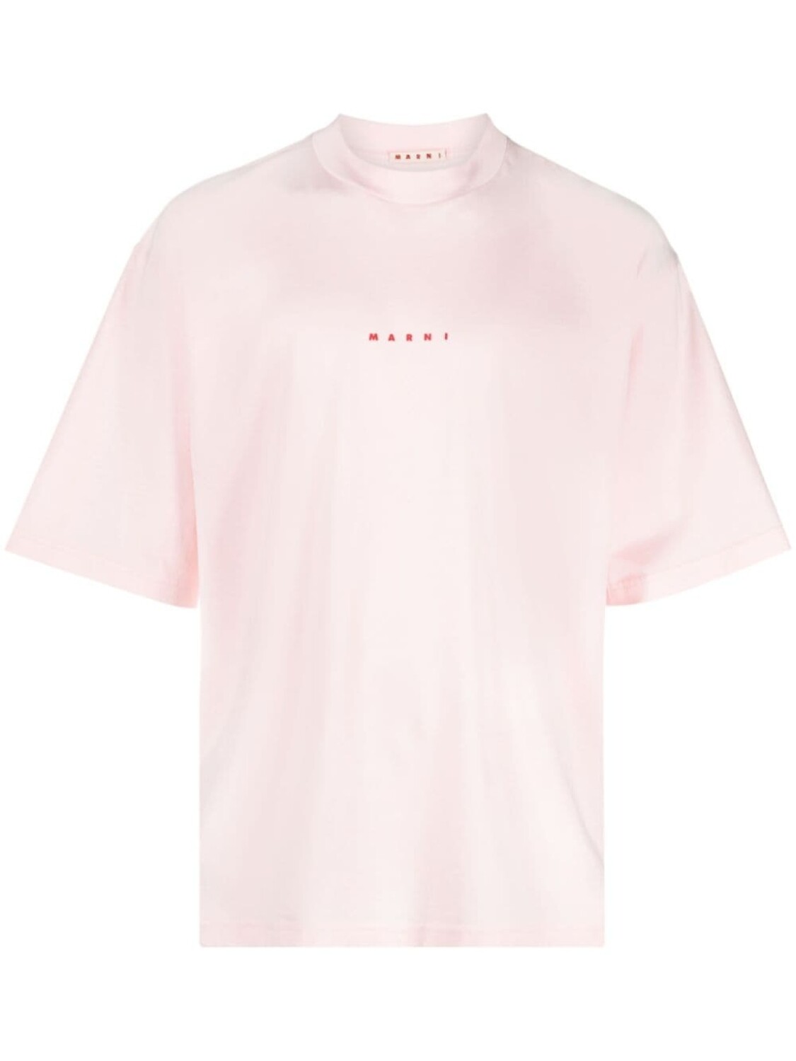 

Marni футболка с логотипом, розовый