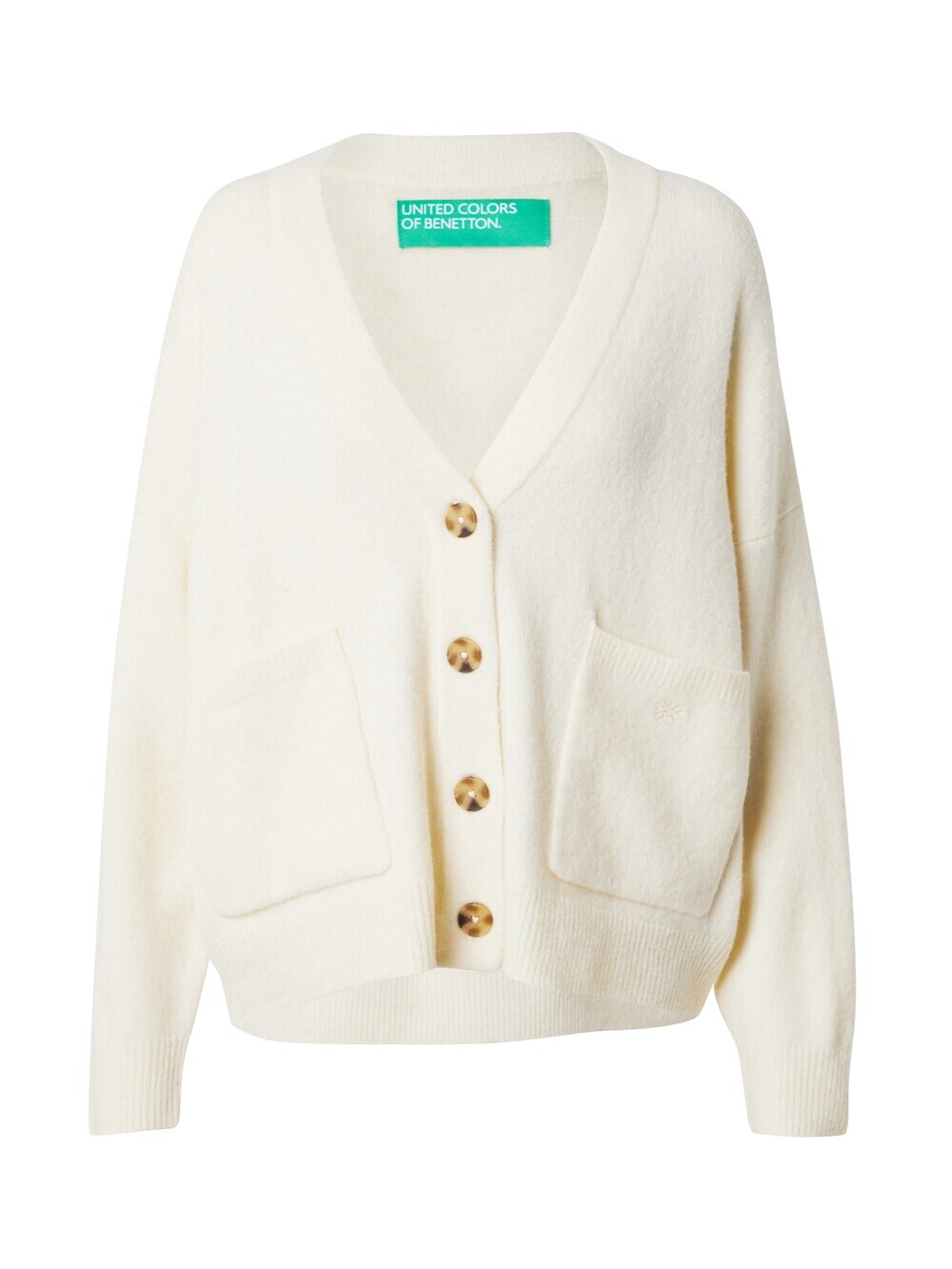 

Вязаный кардиган United Colors Of Benetton, крем