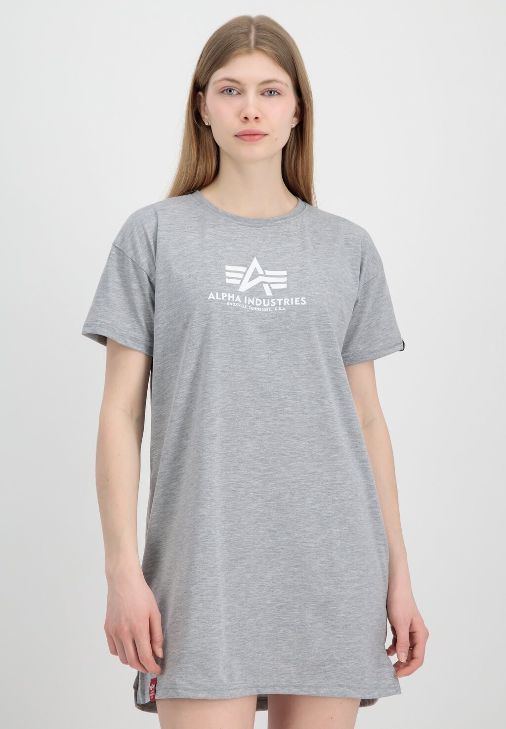 

Платье из джерси Alpha Industries, серый меланж