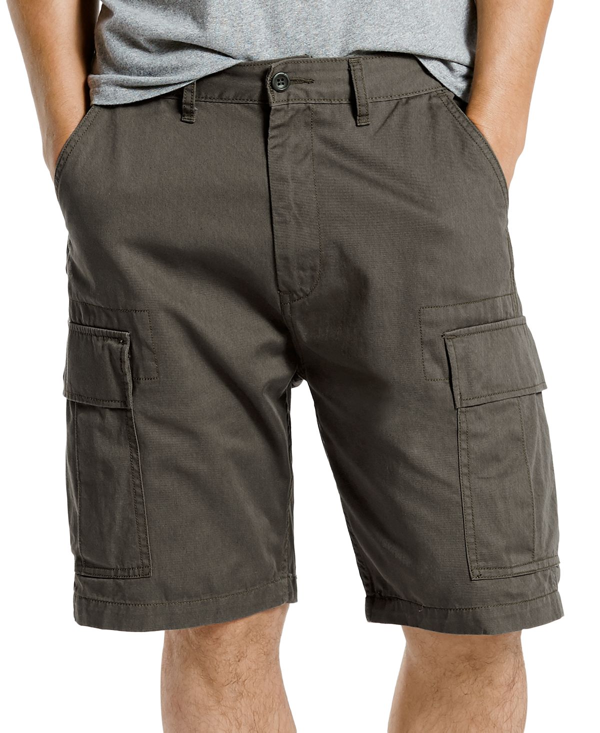 Мужские шорты-карго свободного покроя больших и высоких размеров Levi's мужские шорты карго свободного покроя из неэластичного материала шириной 9 5 дюйма levi s
