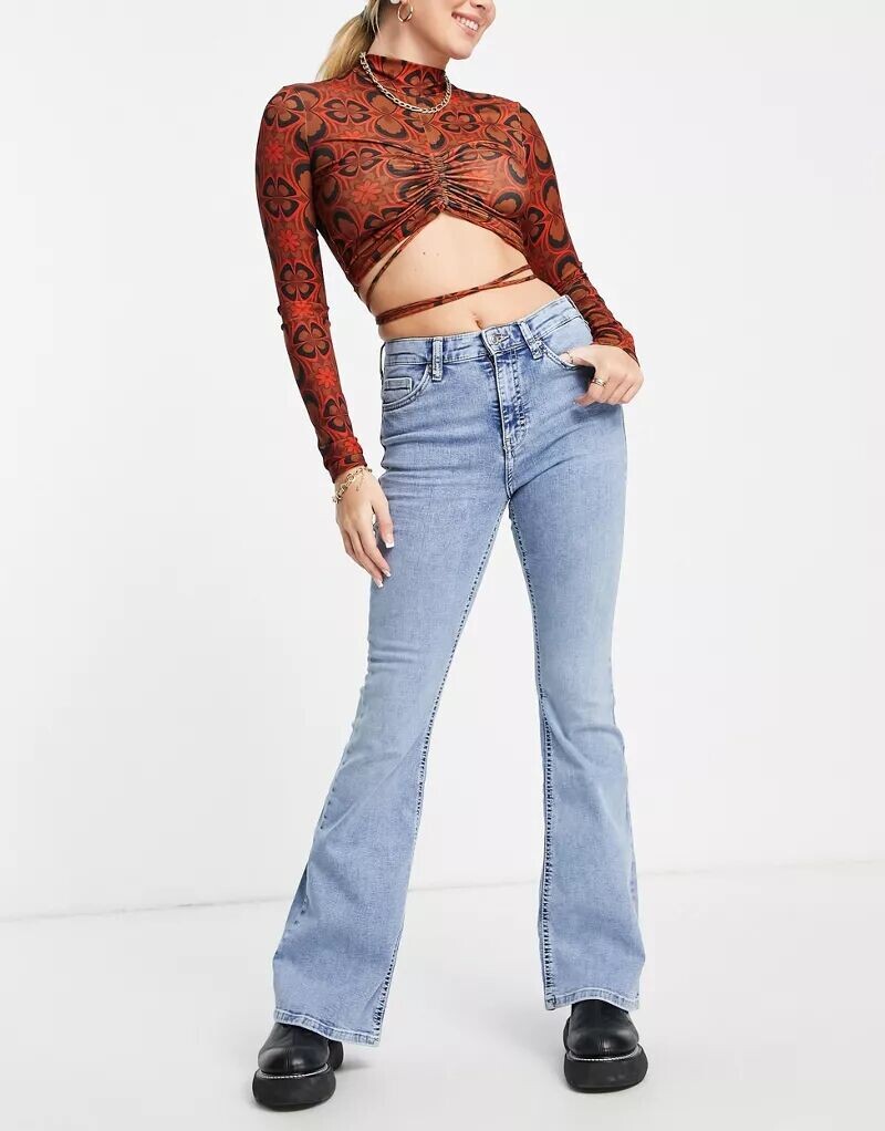 

Расклешенные джинсы Topshop Jamie