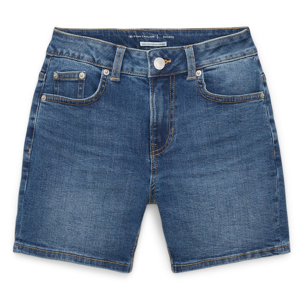 

Джинсовые шорты Tom Tailor Roll Up Denim, синий