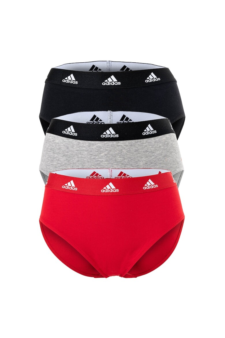 

Бикини с логотипом - 3 пары Adidas, красный