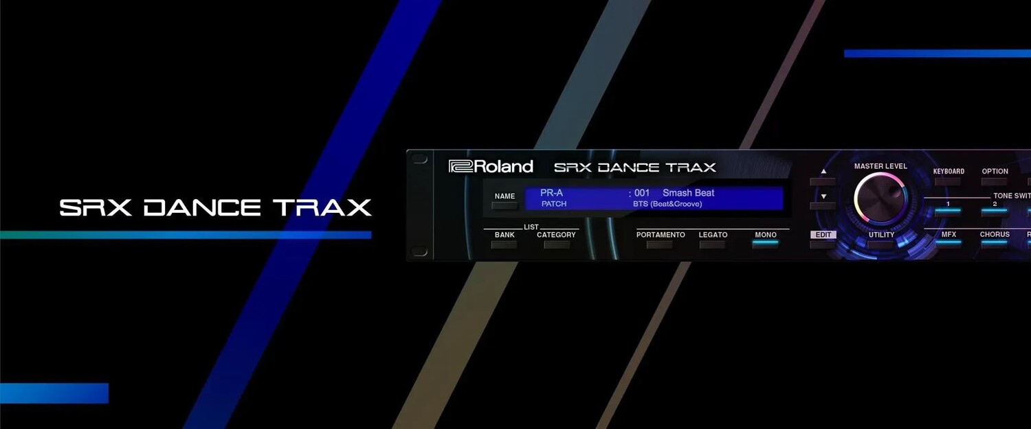 

Программное обеспечение синтезатора Roland SRX Dance Trax