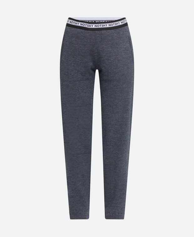 

Шерстяные брюки Notshy Cashmere, цвет Slate Blue