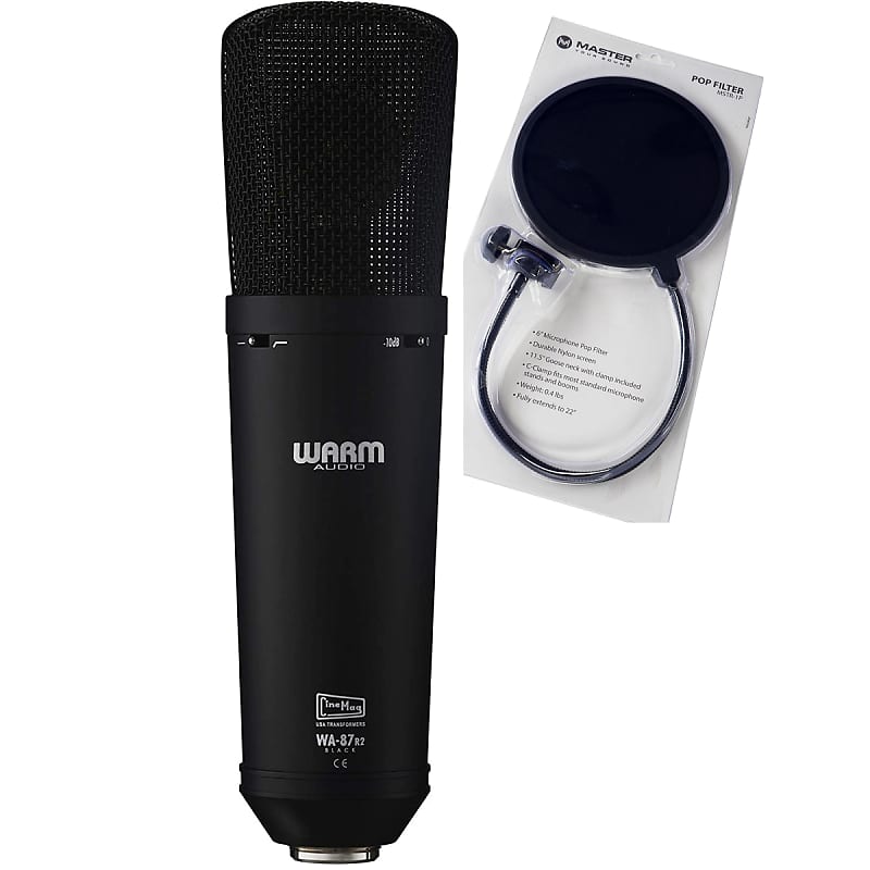 Студийный конденсаторный микрофон Warm Audio WA-87 R2B студийный микрофон warm audio wa 47 jr black
