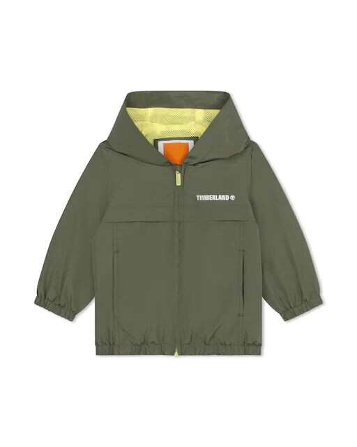 

Ветровка для мальчика с капюшоном и застежкой-молнией Timberland, зеленый