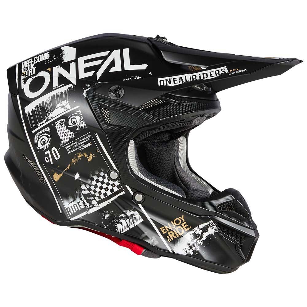

Шлем для мотокросса Oneal 5SRS Polyacrylite Attack V.23, черный