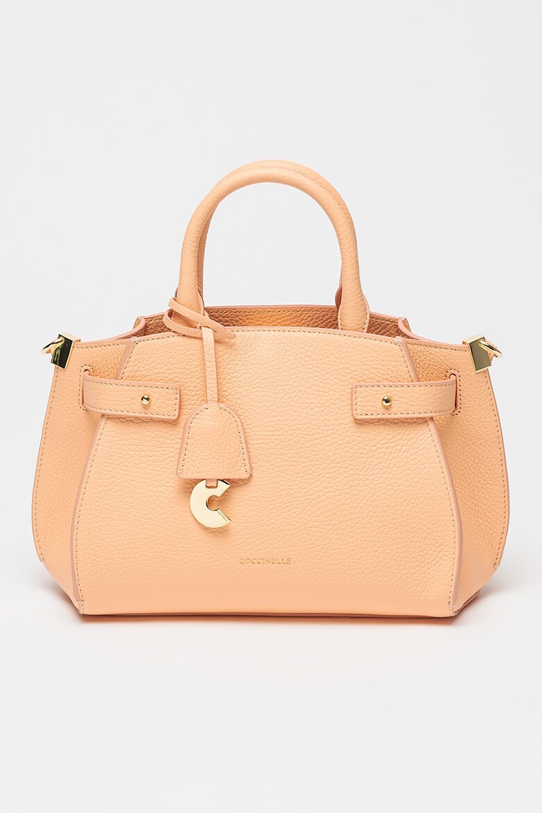 

Кожаная сумка кличе Coccinelle, оранжевый