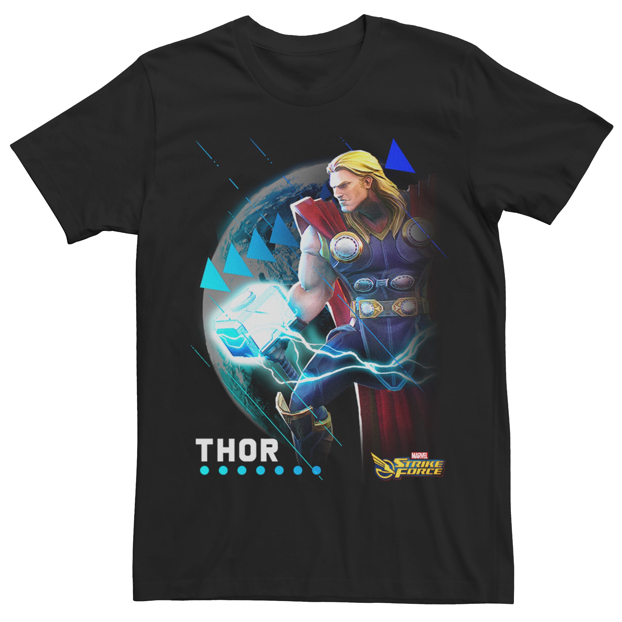 Мужская футболка с рисунком Marvel Strike Force Thor Licensed Character