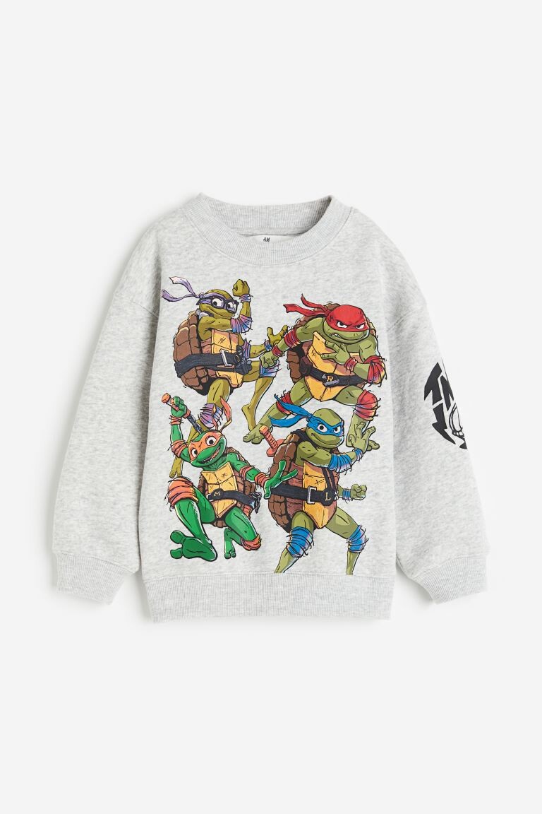 

Толстовка оверсайз с принтом H&M