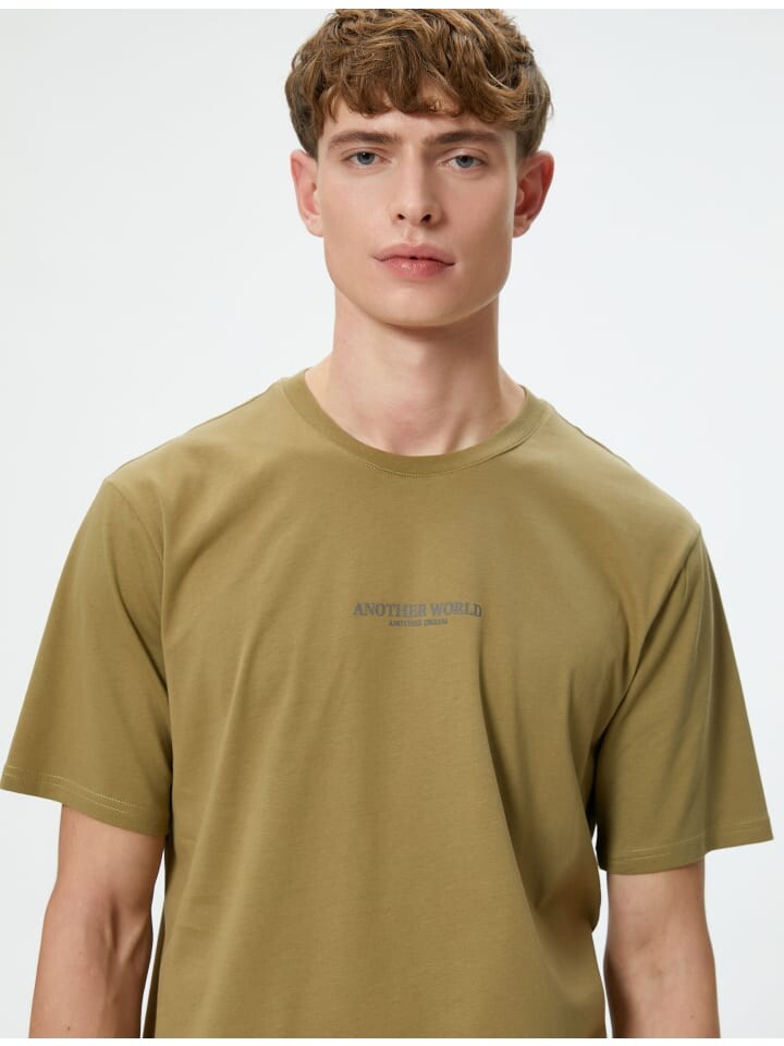 

Футболка KOTON T shirt, хаки