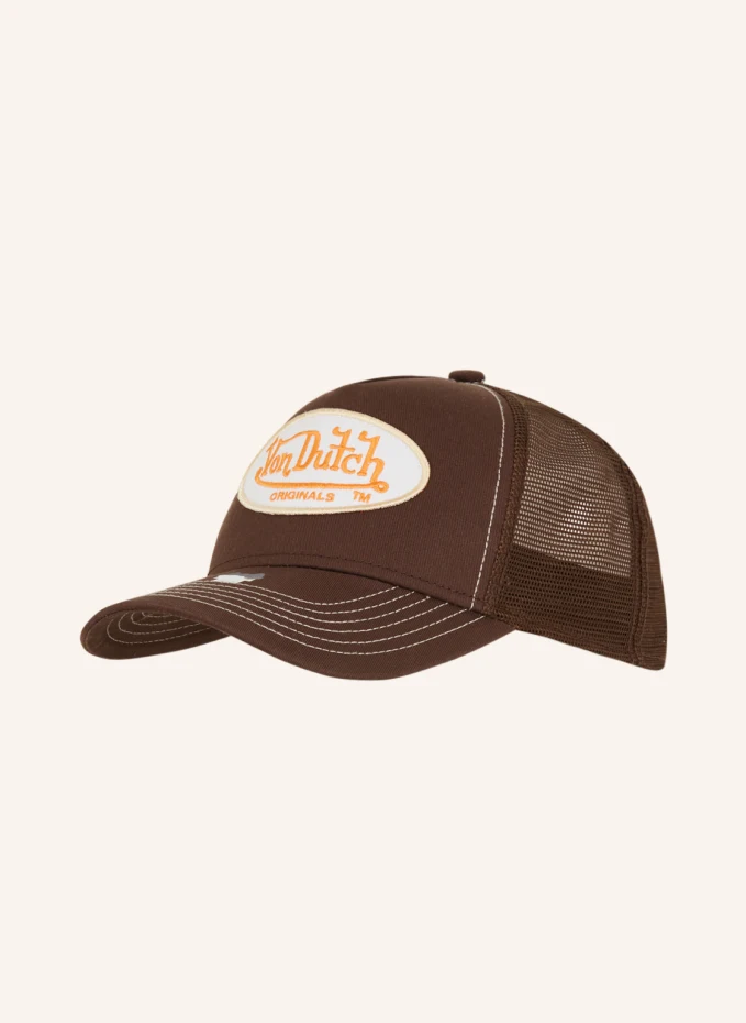 

Кепка trucker boston Von Dutch, коричневый
