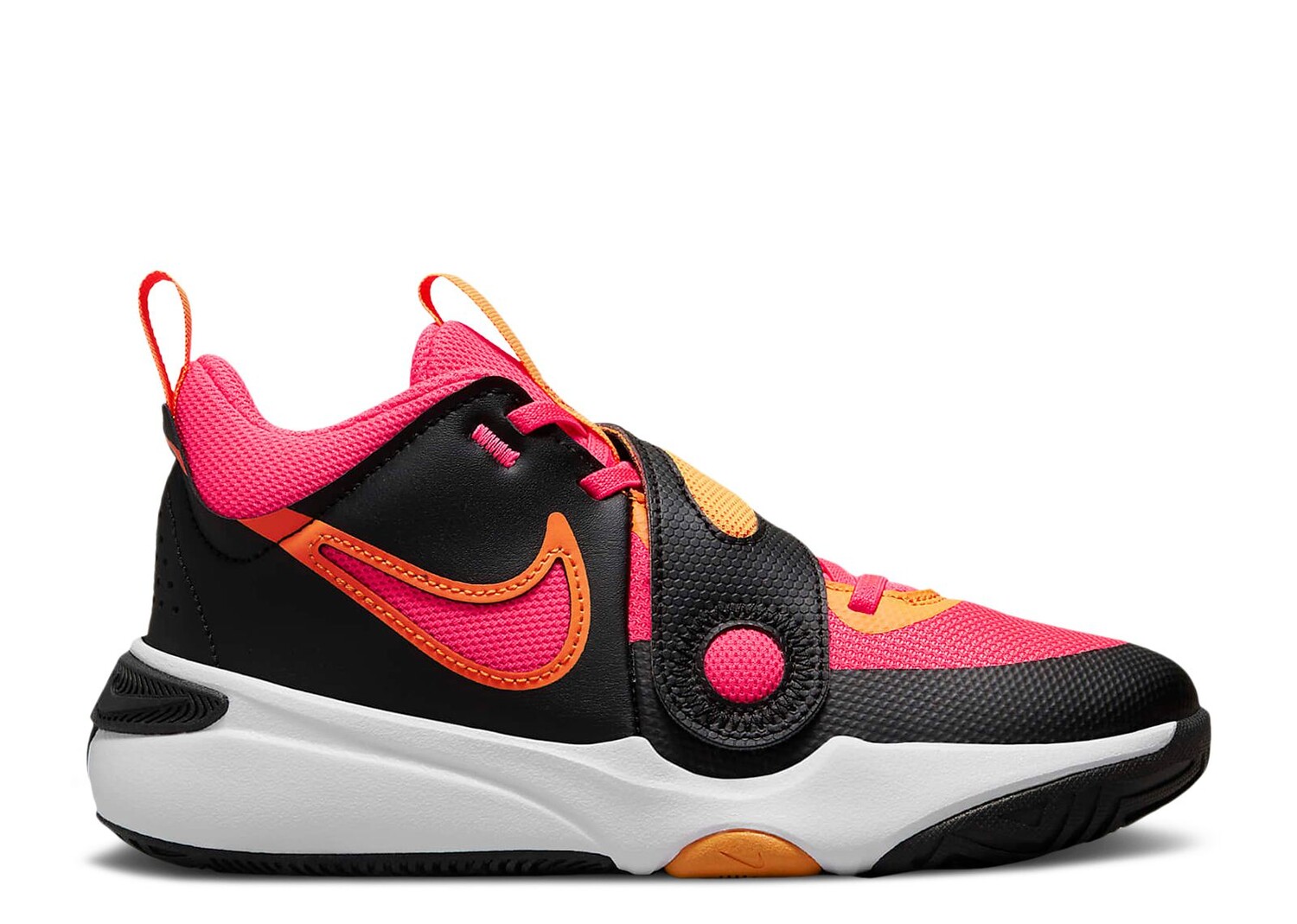 

Кроссовки Nike Team Hustle D11 Gs 'Black Hot Punch', черный